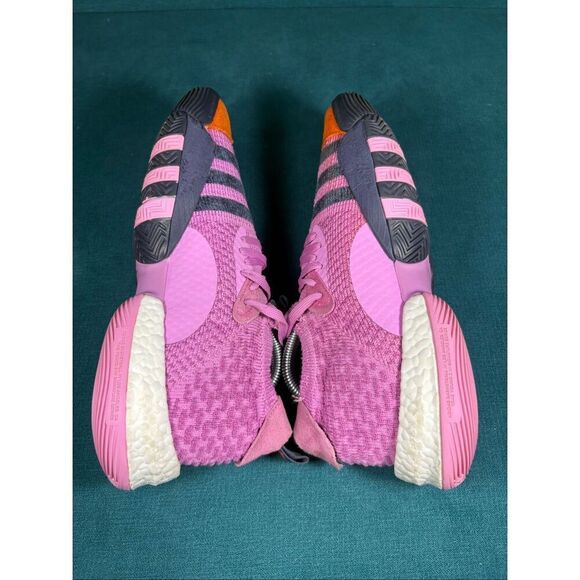 adidas Crazy BYW X 2.0 Boost Men’s Size 9.5 Pink Orange Basketball Sneakers Rare main image 8